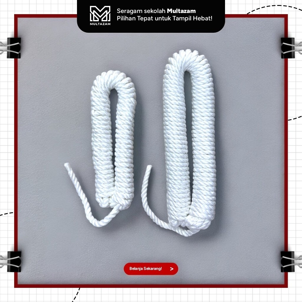 

TALI PRAMUKA 5 METER & 10 METER | TALI MARLON PRAMUKA | TALI TAMBANG PRAMUKA