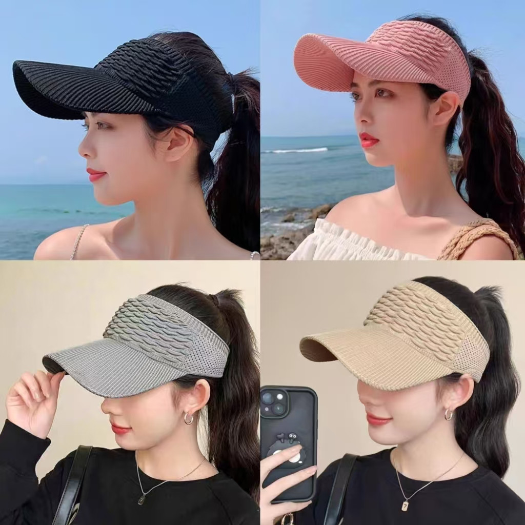 Topi Fashion Baseball Kosong Bahan Rajut Warna Polos untuk Pria Dan Wanita / Topi Rajut Jilbab - Har