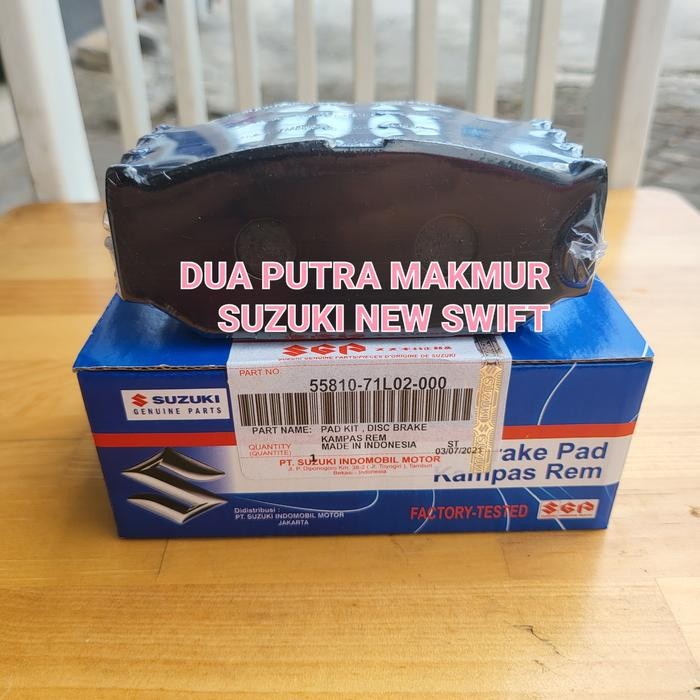 KAMPAS REM DEPAN-BRAKE PAD FRONT SUZUKI SWIFT NEW/SPLASH 55810-71L02