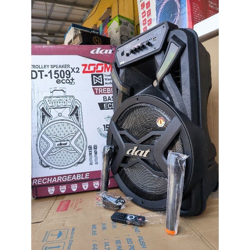Speaker Aktif 15 Inch DT-1509 x2 ECO plus ZOOM/speaker dat 15 in