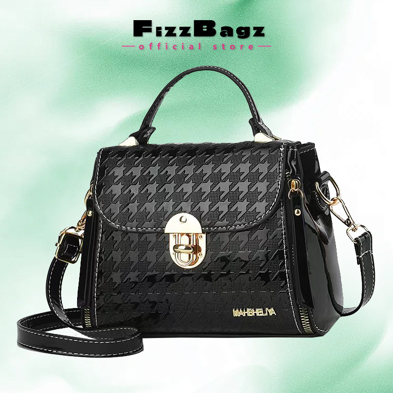 Mahbheli.Ya Kulit Italia Berkualitas Tinggi Tas Wanita Tas Selempang Tas Tangan Dompet Kulit Ukuran 