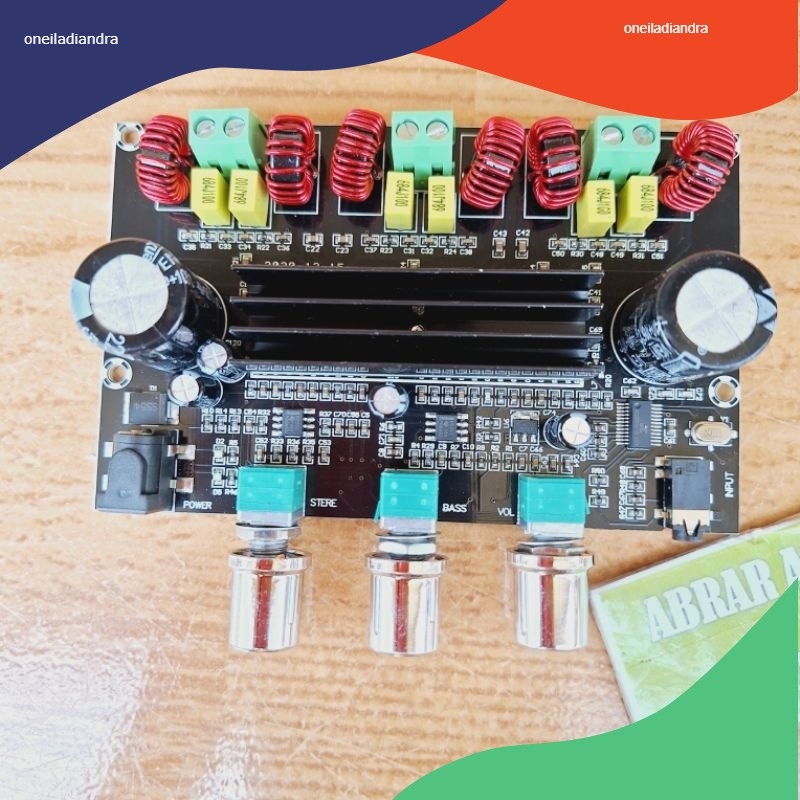 Kit Ampli Class D 2.1 TPA3116D2 2X50 + 100 Watt Bluetooth XH-A305