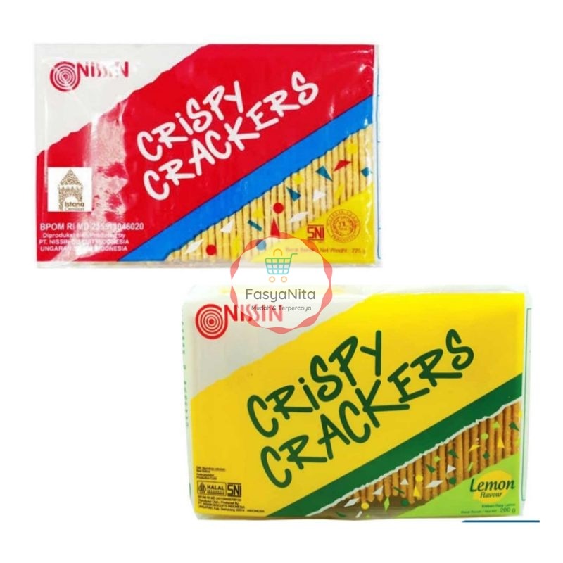 

NISSIN Crispy Crackers original lemon - Fasyanita Denpasar - AJM