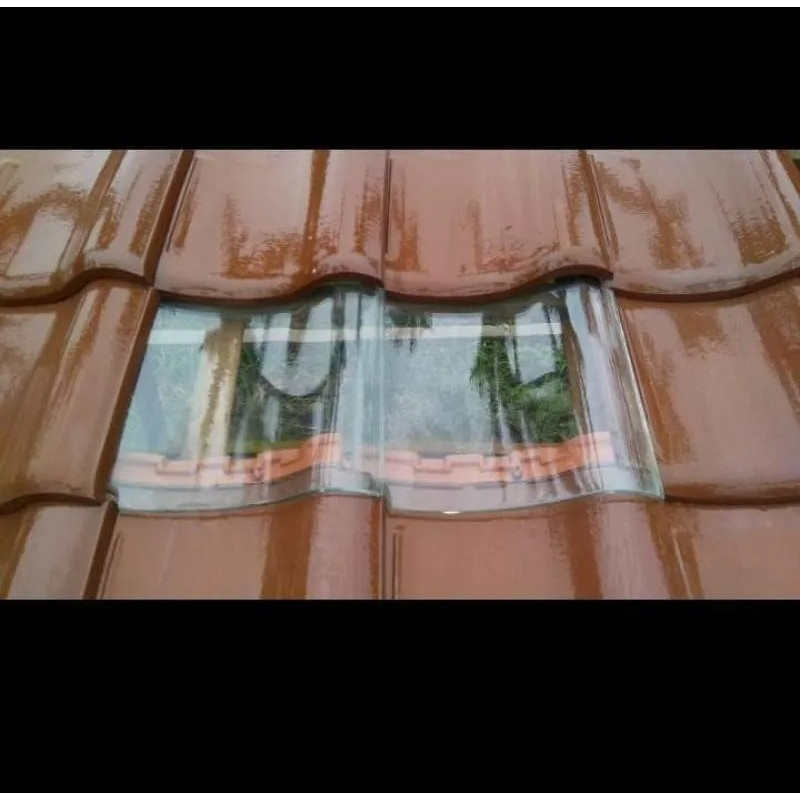 (50PC)Genteng Kaca Gelombang layur/Genteng kaca ngelayur/Atap genteng kaca/Genteng gelombang nglayur