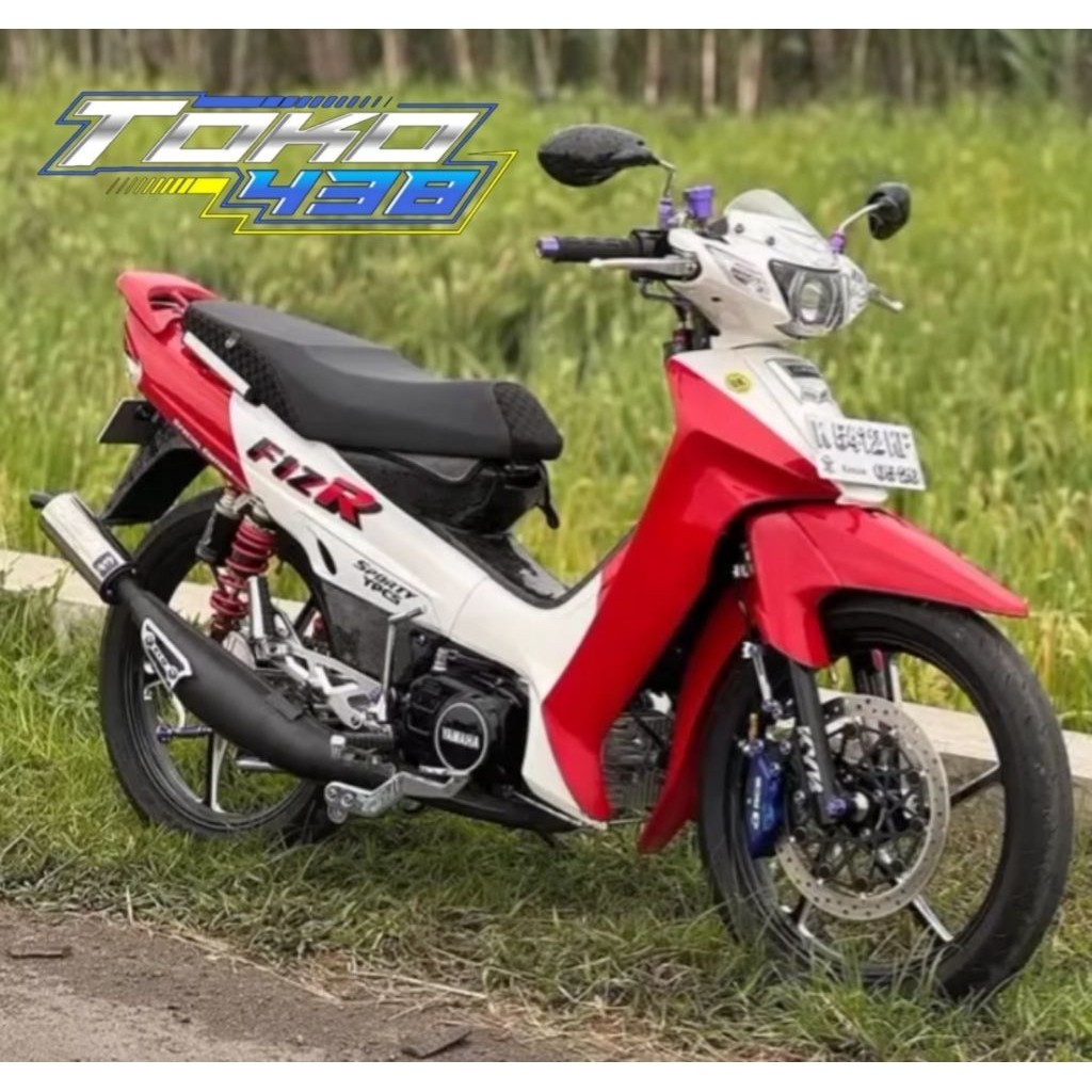 stiker striping motor fizR malboro