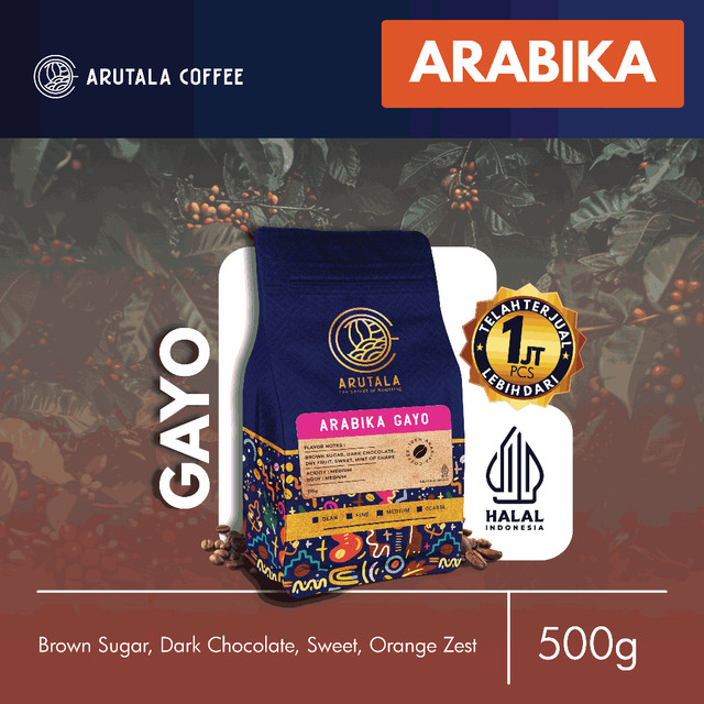 

Arutala - Kopi Arabika Gayo 500 gram