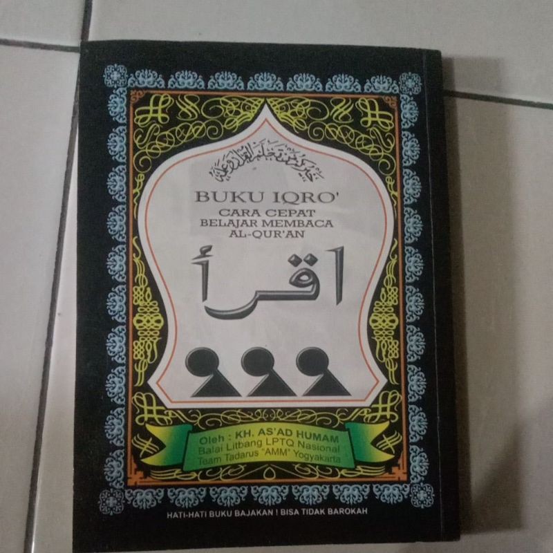 Buku iqro cara cepat belajar membaca Alquran KH.AS AD HUMAM