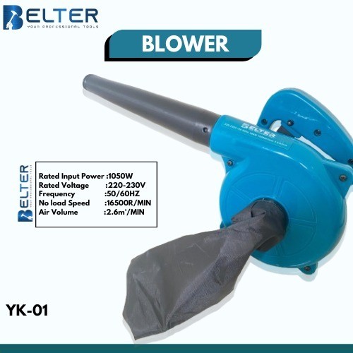 TERLARISHand Blower Angin Kencang Listrik Blower Keong Portable Blower Dan Vakum 2in1 Peniup Debu Pe