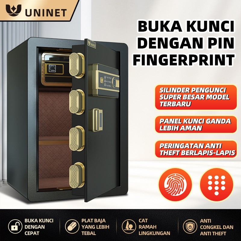 Brankas Uang - Brankas Besar Elektrik - Brankas Uang dan Emas UK 60cm Includer Pin dan Fingerprint