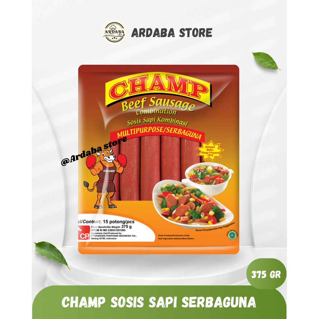

Champ Sosis Sapi 375 Gram (Serba Guna) - ARDABA STORE