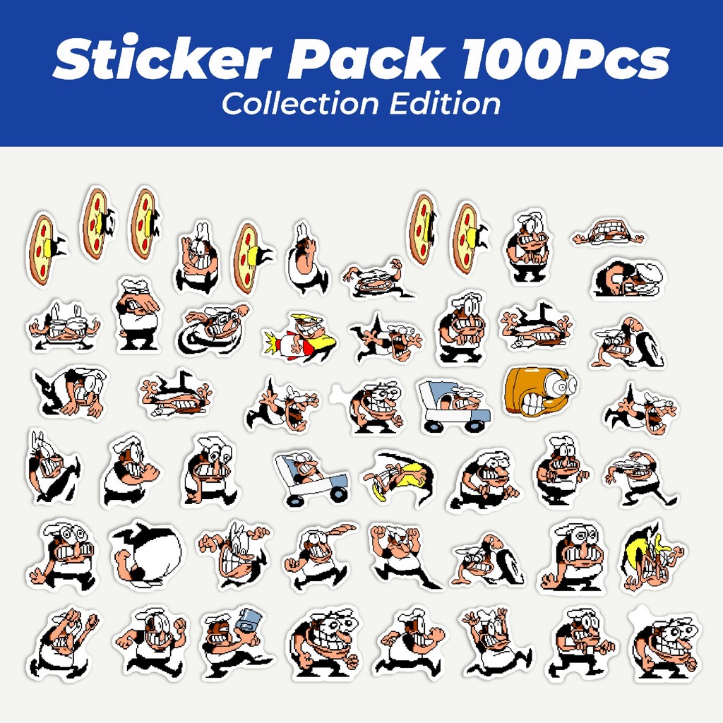 

Hot Stiker Pizza T Pepi V10 Dekorasi Lucu Kreatif untuk Notebook, Skateboard, HP