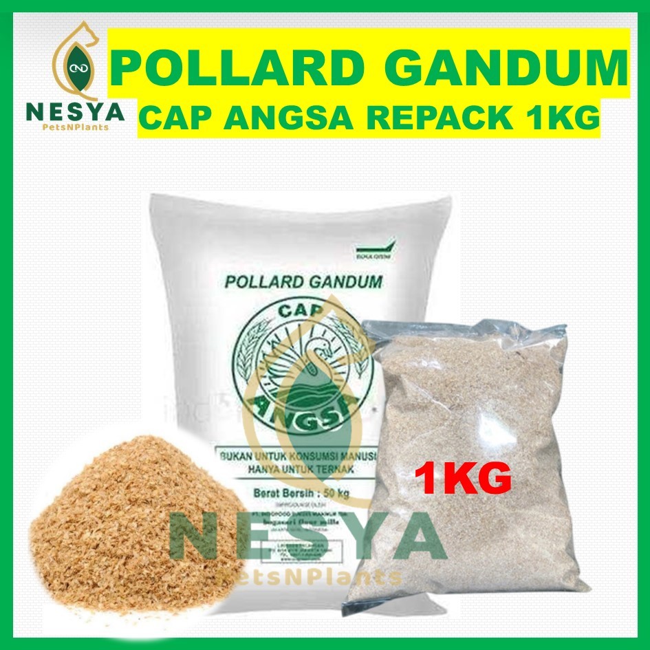 Pollard Cap Angsa Bogasari / Polar Angsa Kemasan Repack 1kg