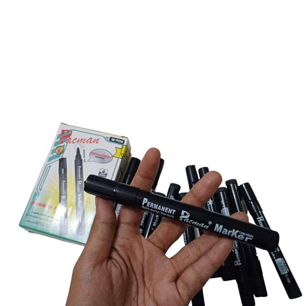 

PAKET 5PCS SPIDOL MARKER PERMANET PACMAN 12 pc