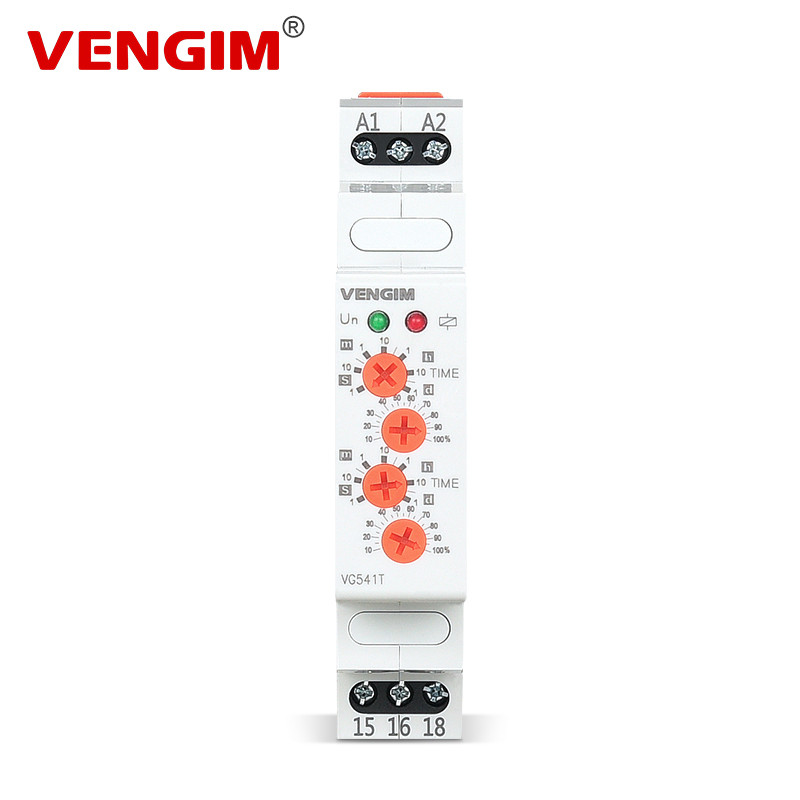 Cyclic Time Relay 220V 24V 12V AC/DC Asymmetrical Flashing Relay between ON and OFF Recycle Timer Re