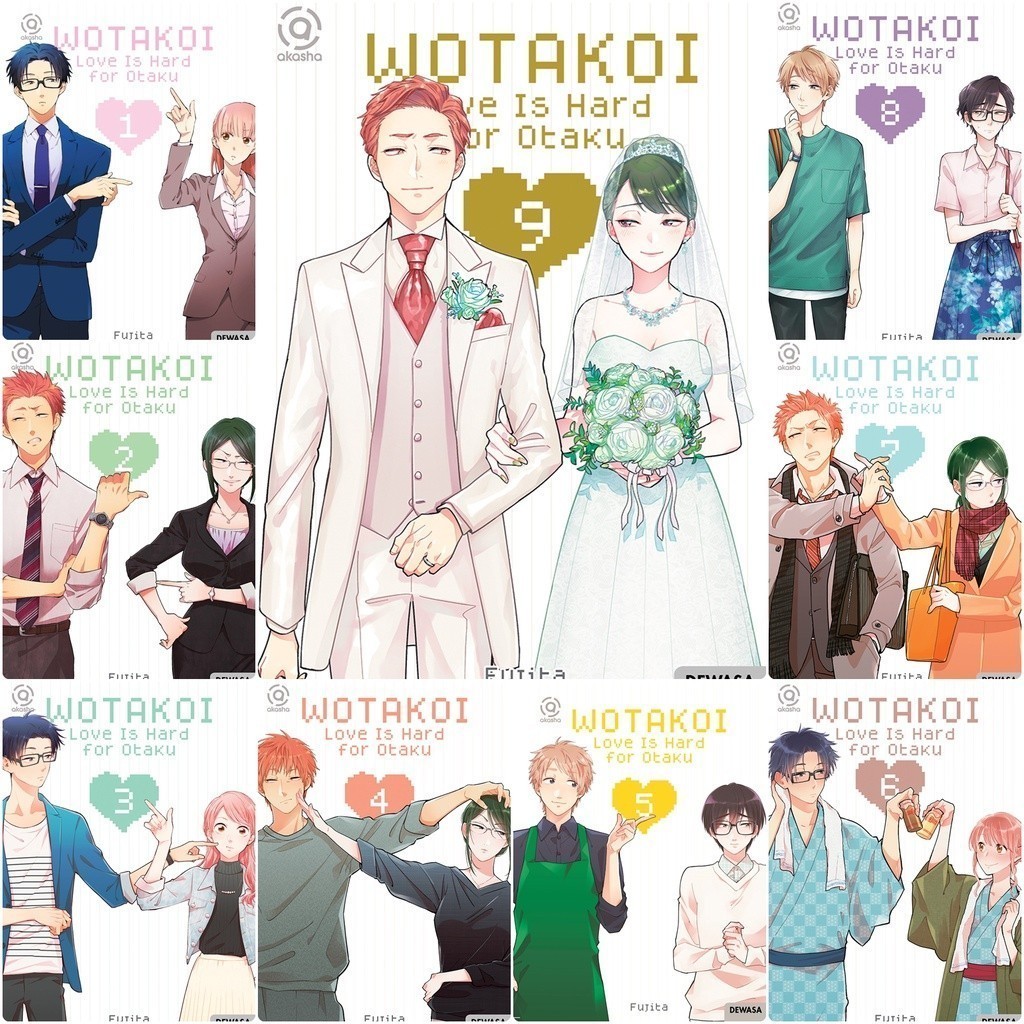AKASHA : Wotakoi : Lone Is Hard For Otaku - Fujita Nimi ( ready banyak nomor )