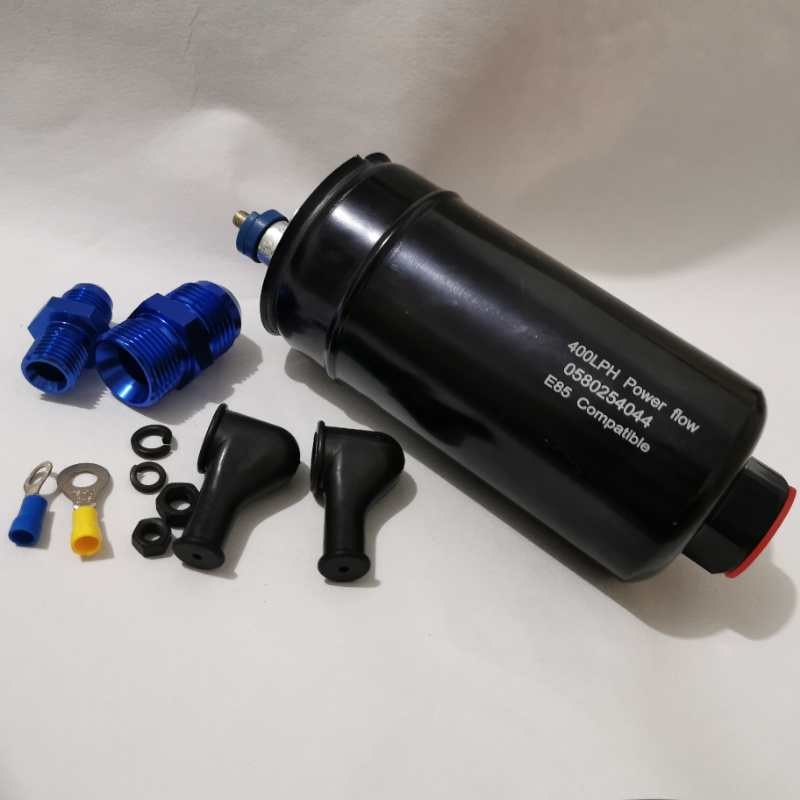New Quality E85 high performance EFI 400LPH Inline External Fuel Pump 0580254044 0580 254 044 Ethano