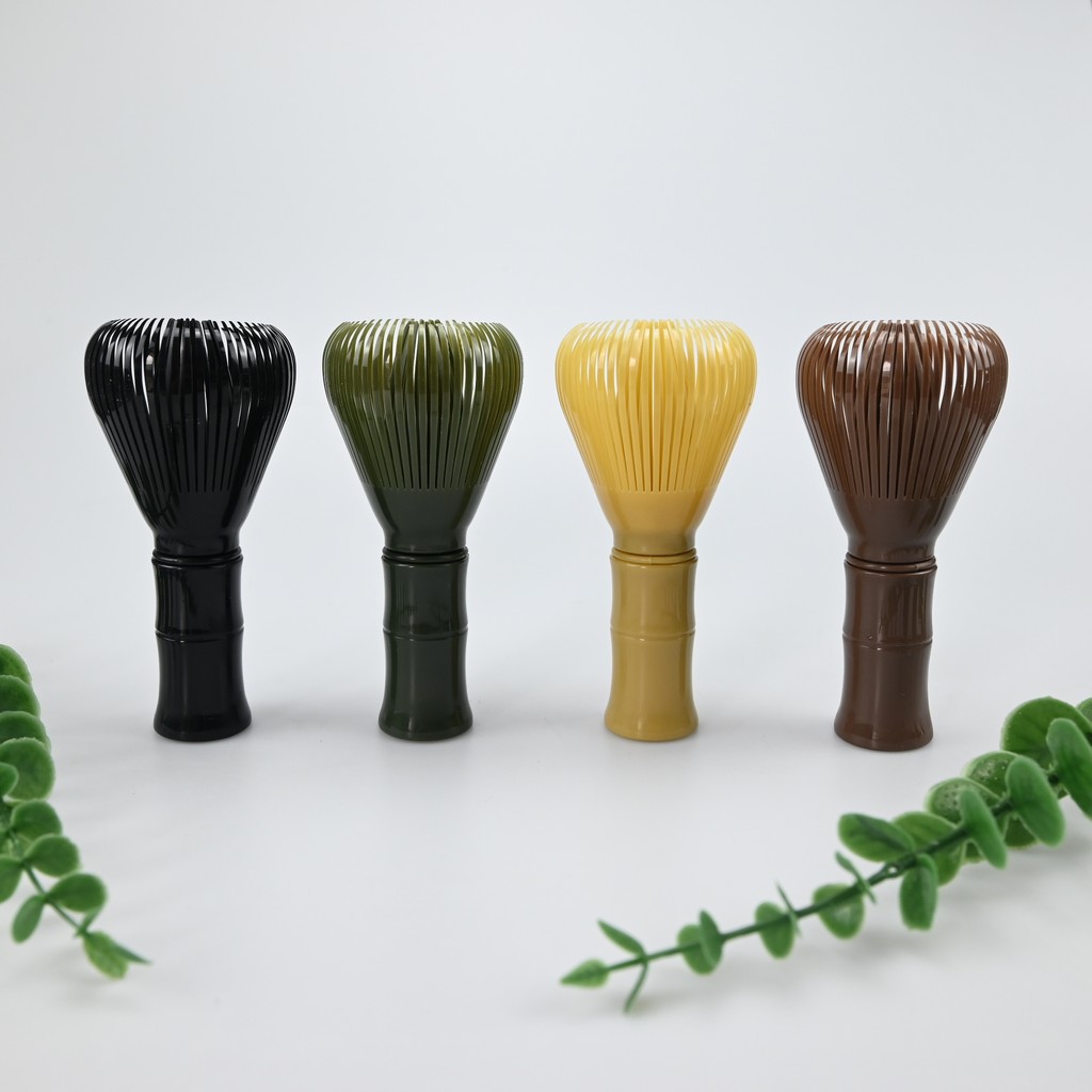 Matcha Plastic tea Whisk, Matcha Whisk with Matcha Whisk Stand, Food Grade Matcha Whisk, Resin Match