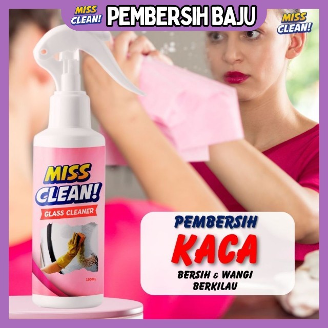 Cairan pembersih dan pengkilap kaca cermin kaca jendela kaca meja