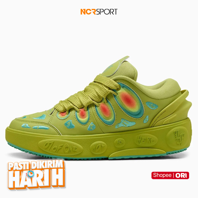 NCR SPORT Sepatu Basket Puma Lafrancé Heatmap Sea Kelp Original 311698-01