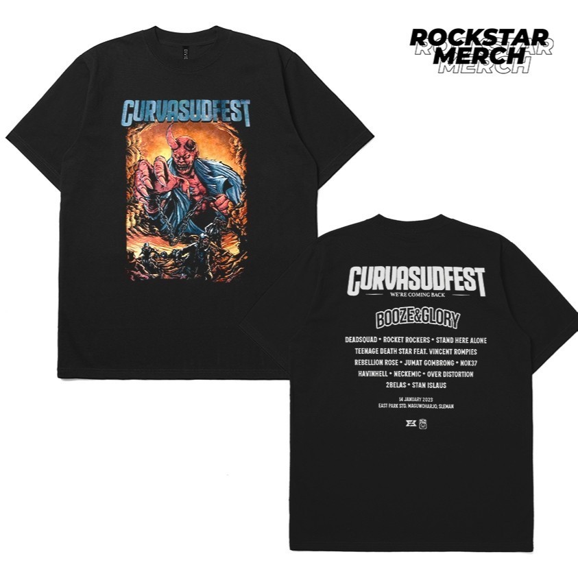 T-shirt Band Curvasudfest 2023 Line Up