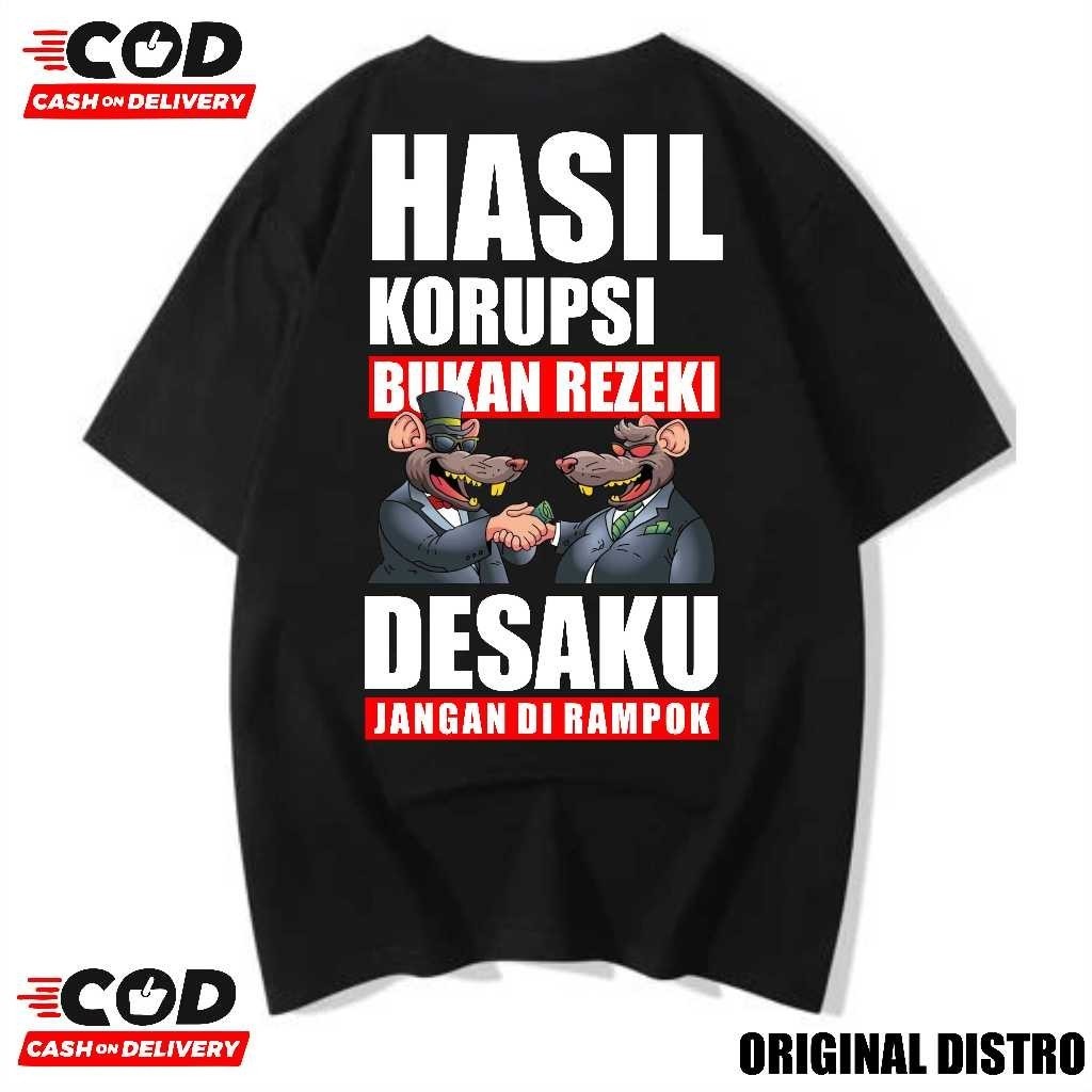 KAOS DESA KORUPSI BUKAN REZEKI DISTRO 2024
