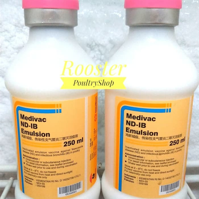Vaksin Ayam Medivac ND IB EMULSION 250ml