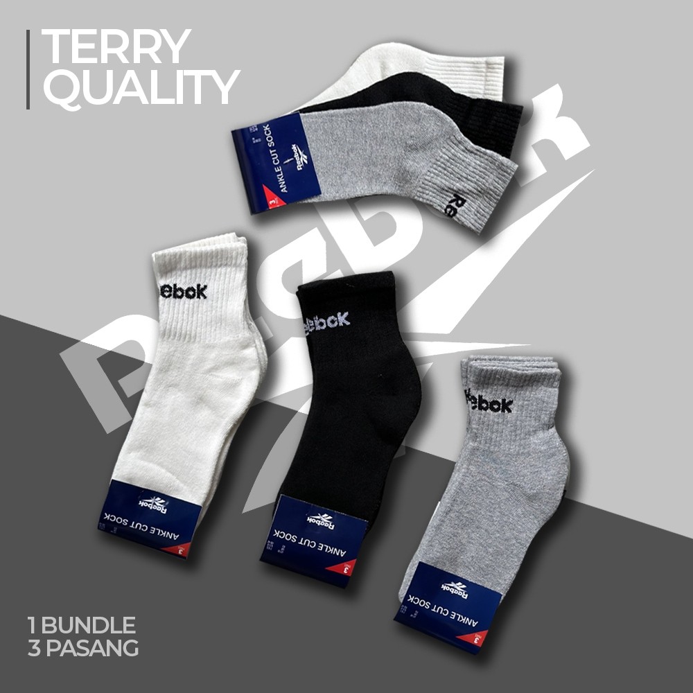 KAOS KAKI R.B/ KAOS KAKI REBOOK ORIGINAL BNWB/ KAOS KAKI REBOOK PANJANG/ KAOS KAKI REBOOK PRIA/ KAOS