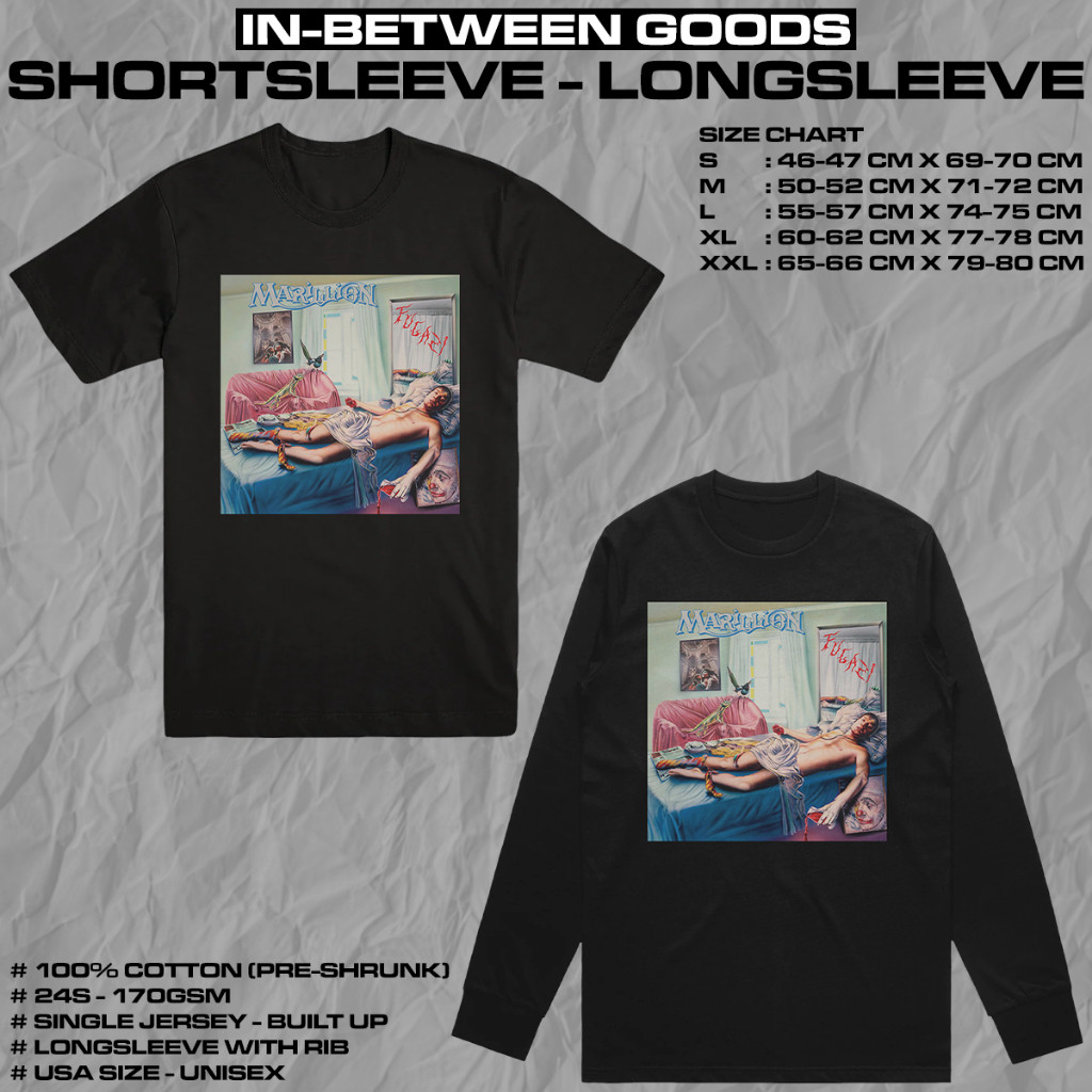 FUGAZI - MARILLION COVER | T-SHIRT | LONGSLEEVE | BAND MERCH1