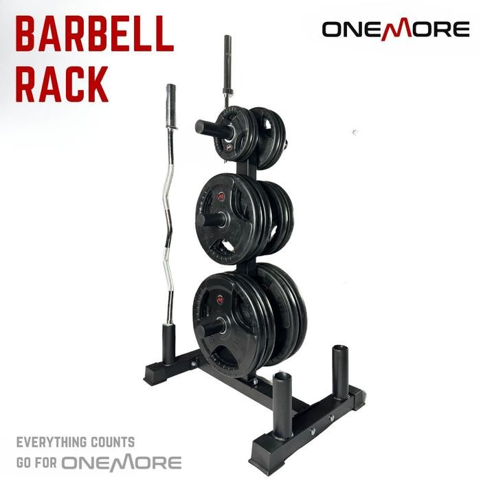 Rak Barbel ONE MORE Barbell dan Plate Rack - 1
