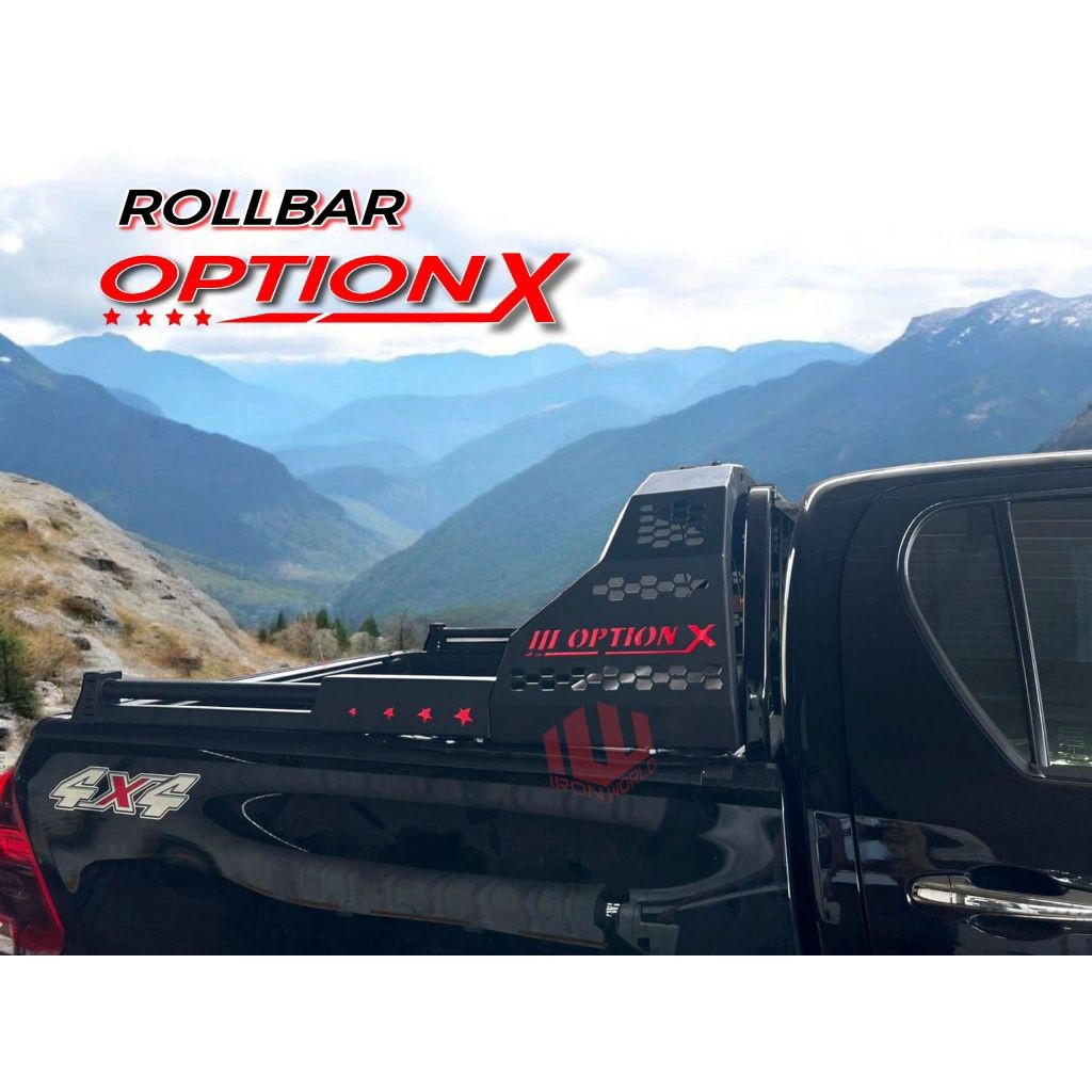 AutoEx Gear Store ROLLBAR AKSESORIS VARIASI 4X4 SINGLE CABIN DOUBLE CABIN HILUX, TRITON, NAVARA, FOR