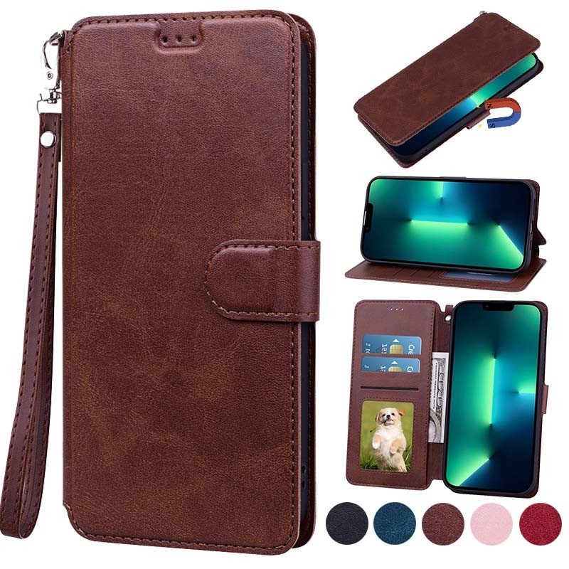 Casing Untuk Samsung Galaxy A9 A8 Plus A7 A6 Plus J8 J6 Plus J4 Plus J2 Pemegang Kartu Magnetik Domp