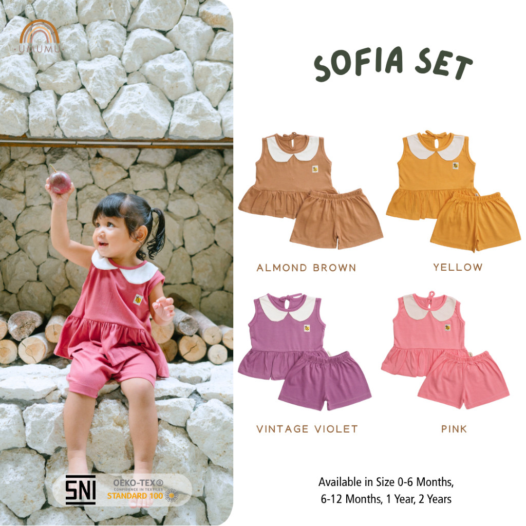 UMUMU Sofia Set - Setelan Anak Perempuan