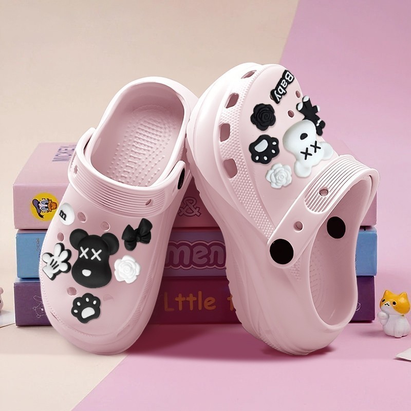 Sandal wanita / sandal tebal anti selip / sandal anak perempuan modis Sandal EVA tebal  34-41