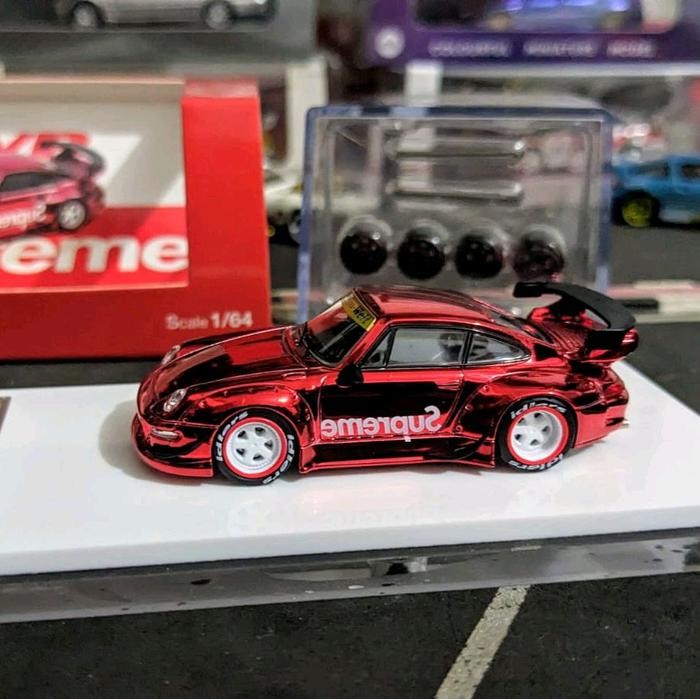 ME99 Diecast Fast & Speed Porsche RWB 993 Red Chrome