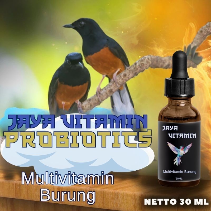 JAYA - VITAMIN Suplemen Vitamin Protein Semua Jenis Burung Murai Pleci Lovebird Kenari Cucak Ijo Jal