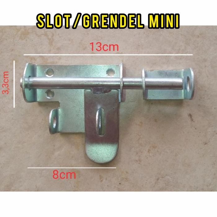 SLOT/GRENDEL MINI PINTU BESI
