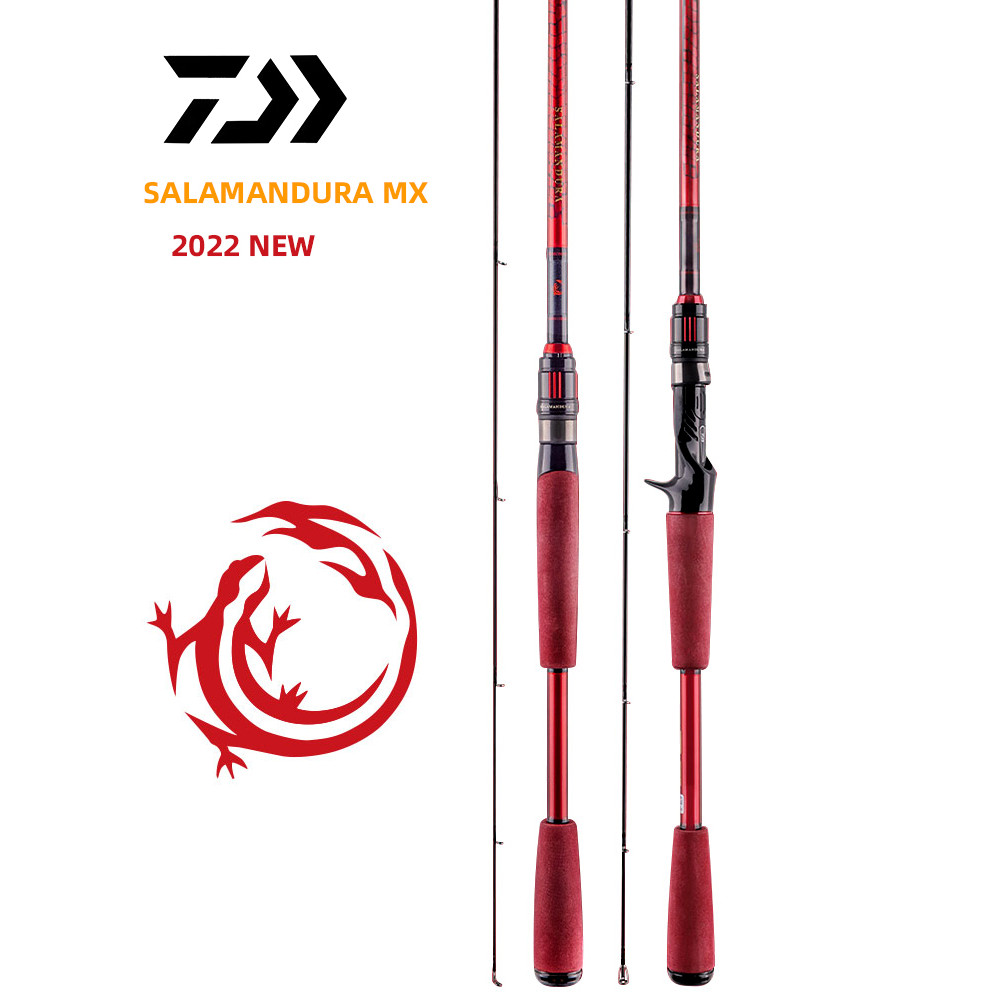 2022 NEW DAIWA SALAMANDURA MX Spinning/Baitcasting Lure Fishing Rod High Carbon 2S Fast Action FUJI 