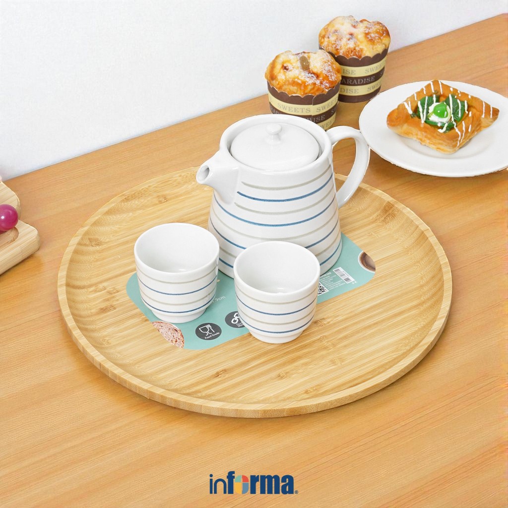 Informa Cooking Color 32.5X32.5 cm Sera Nampan Saji Serving Tray Baki Makanan Minuman Nampan Platter