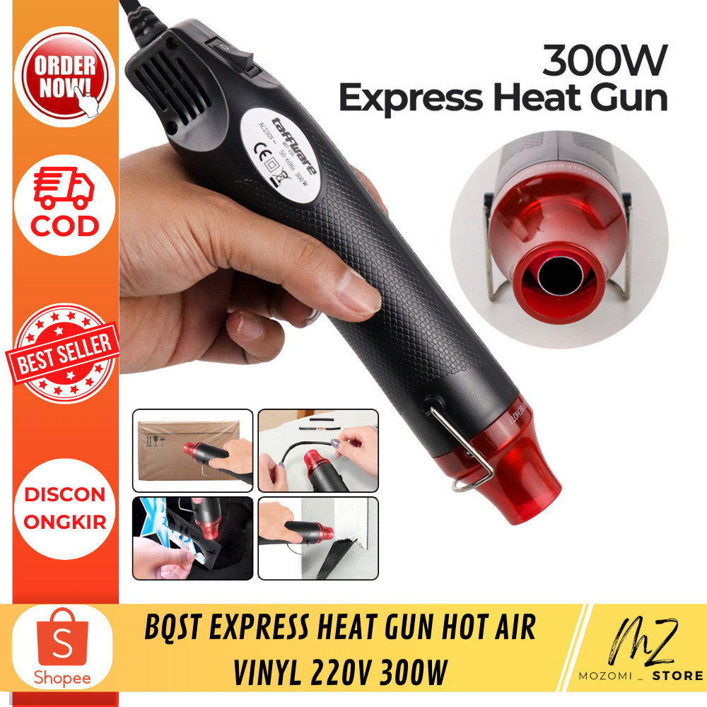 QST Express Heat Gun Hot Air Vinyl 220V 300W  Pemanas Elektrik Hair dryer Blower Mini Fortable