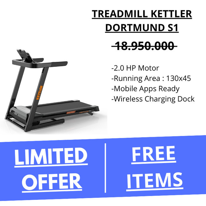 Treadmill KETTLER DORTMUND S1 Treatmill Walking Pad Original