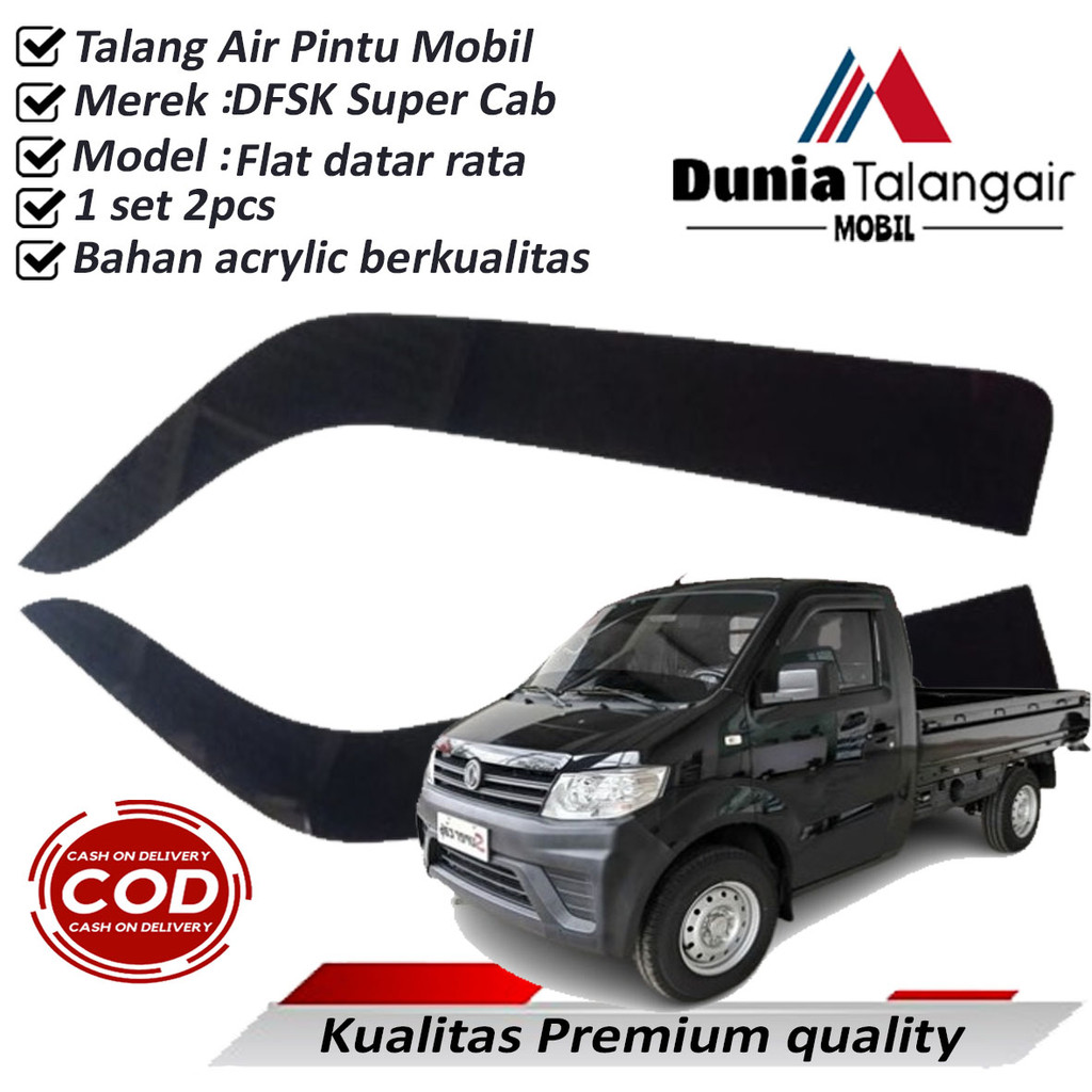 talang air mobil DFSK Super Cab premium quality 2pintu