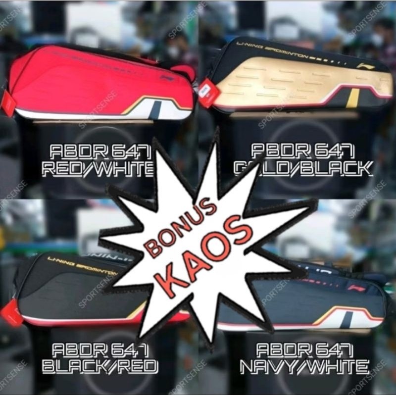 Tas Badminton Bulutangkis Lining Li Ning Li-Ning ABDR 647 ABDR647 Original