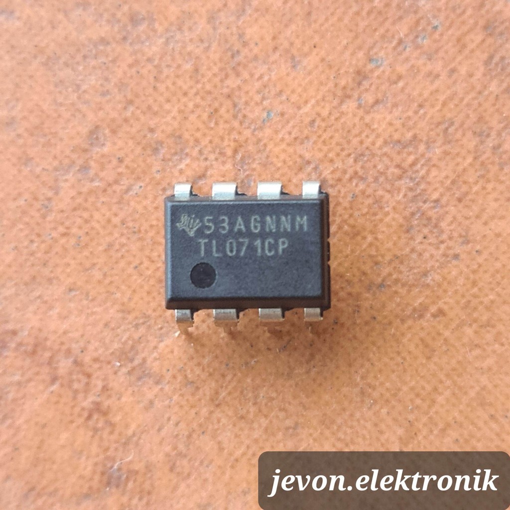 IC TL071 TL071I TL071CP Original Texas Instruments TL 071 Transistor Asli Ori