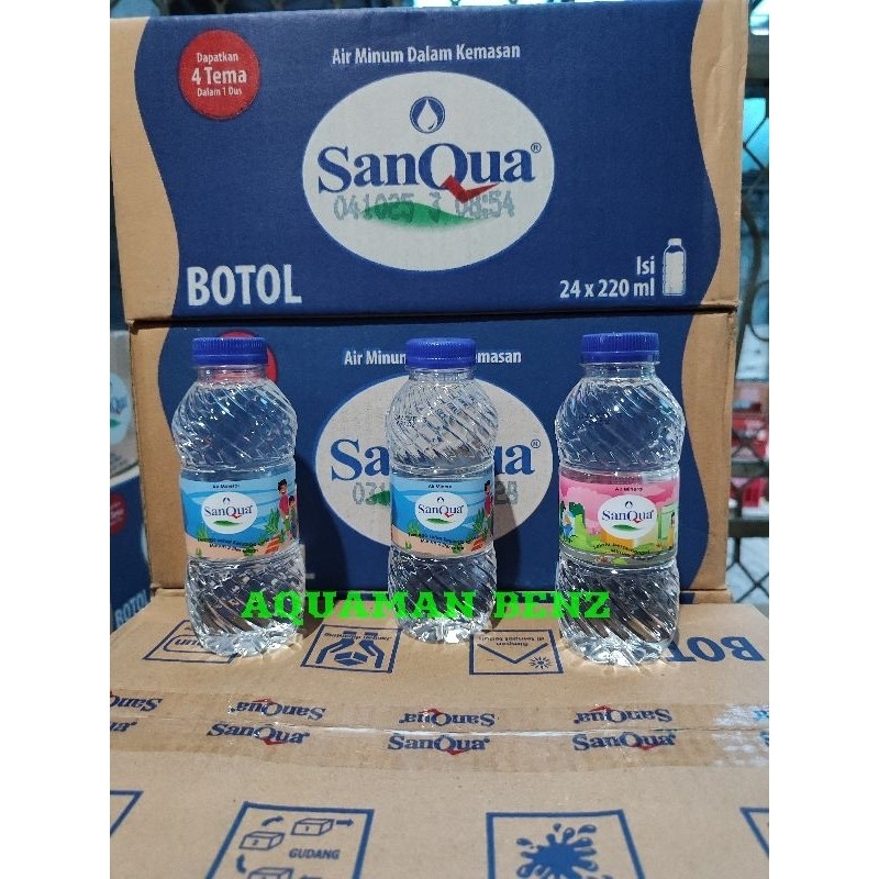 SanQua air mineral botol mini 220ml - BwerkahShop88