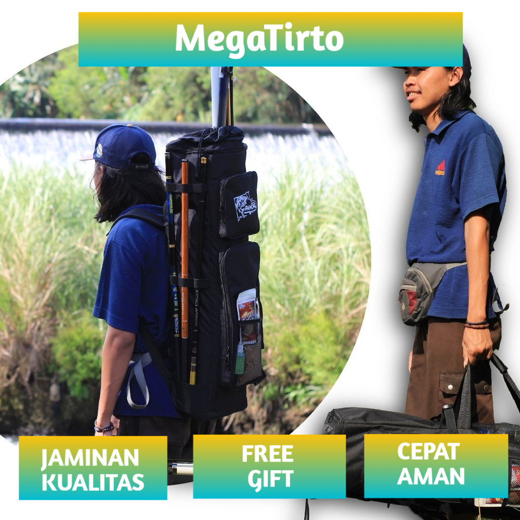 Tas Pancing Kotak Bolong Ransel Multi