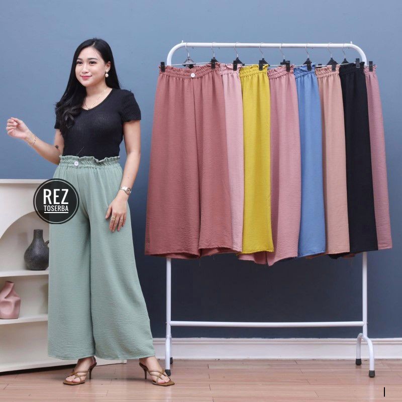 KULOT CRINKLE KANCING AIRFLOW/ kULOT CRINKLE KANCING 1