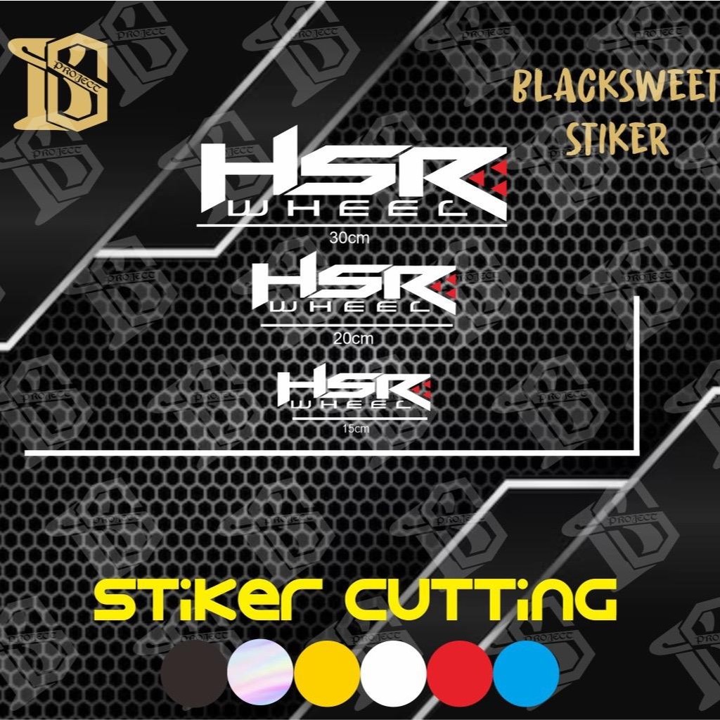 Stiker cutting hsr wheels | stiker cutting | stiker mobil