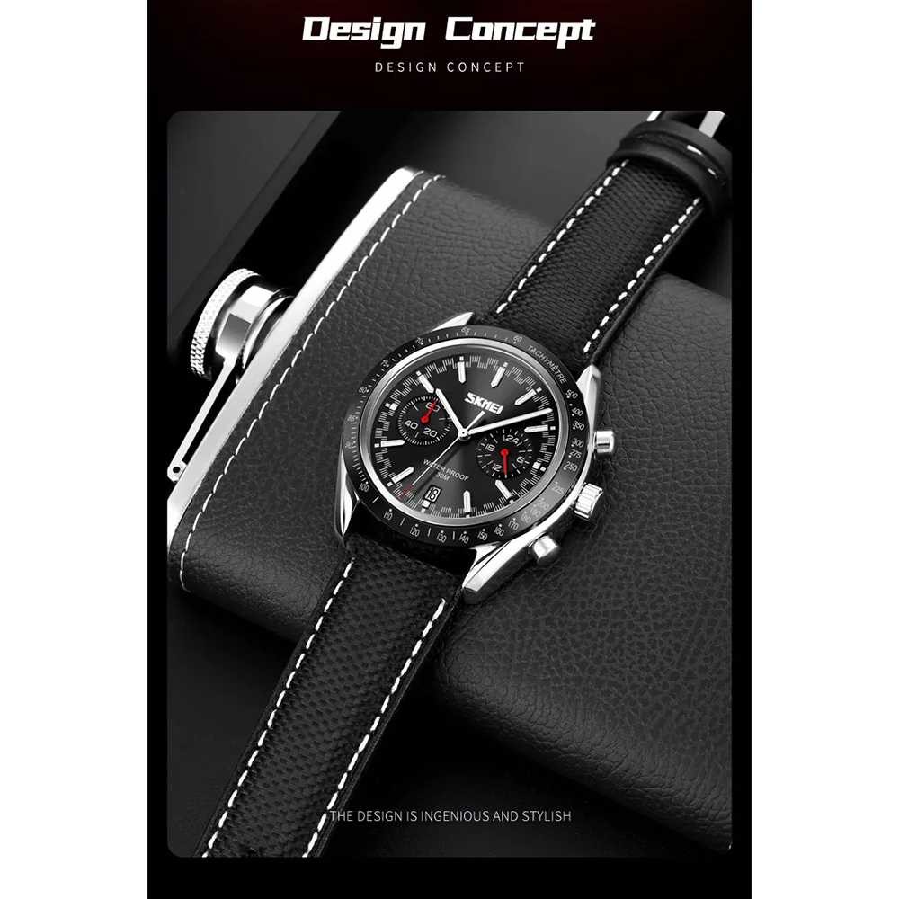 bvee skmei jam tangan analog tachymeter waterproof 9292 best seller style fashion kekinian murah