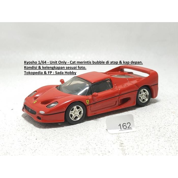 HW  Kyosho First Edition 1/64 Ferrari F50 Merah Unit Only