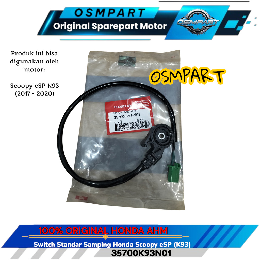 SWITCH SENSOR STANDAR CAGAK SAMPING SCOOPY ESP K93 HONDA 35700K93N01 ORIGINAL